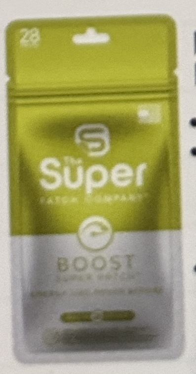 Boost-Packung in Grün und Weiß